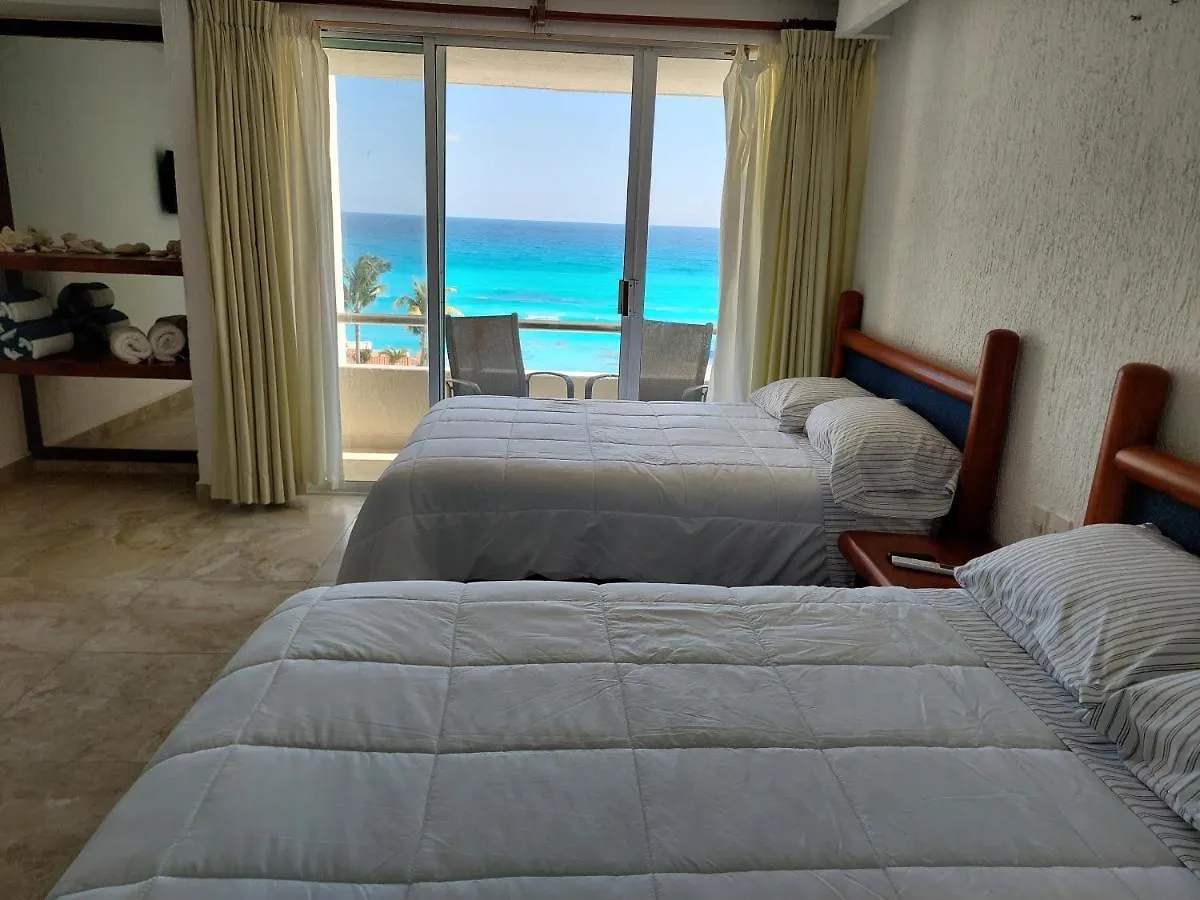 Departamento Cielo Ocen View En Condominios Solymar Cancún